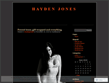 Tablet Screenshot of haydenjones.wordpress.com