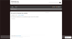 Desktop Screenshot of khanozai.wordpress.com
