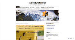 Desktop Screenshot of apiculturanatural.wordpress.com