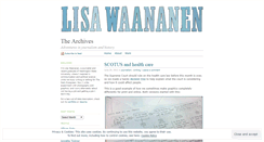 Desktop Screenshot of lisawaananen.wordpress.com