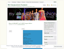 Tablet Screenshot of mycharlestonfashion.wordpress.com