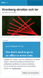 Mobile Screenshot of kronbergskrattarochler.wordpress.com
