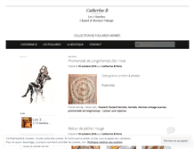 Tablet Screenshot of lesfoulardshermesdecatherineb.wordpress.com
