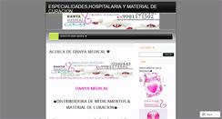 Desktop Screenshot of danyamedical.wordpress.com
