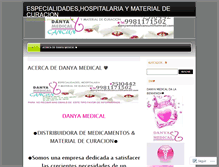 Tablet Screenshot of danyamedical.wordpress.com