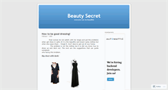 Desktop Screenshot of beautysecret.wordpress.com