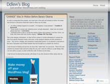 Tablet Screenshot of ddlew.wordpress.com