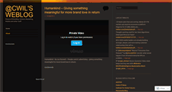 Desktop Screenshot of cwil.wordpress.com