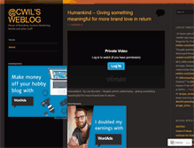 Tablet Screenshot of cwil.wordpress.com