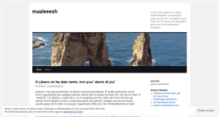 Desktop Screenshot of maaleeesh.wordpress.com