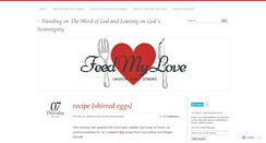 Desktop Screenshot of feedmylove.wordpress.com