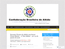 Tablet Screenshot of brazilaikikai.wordpress.com