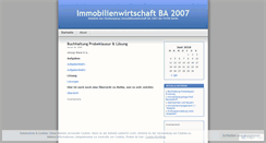 Desktop Screenshot of immo07.wordpress.com