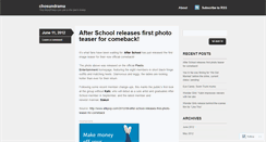 Desktop Screenshot of chosundrama.wordpress.com