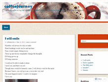 Tablet Screenshot of coffeejourney.wordpress.com