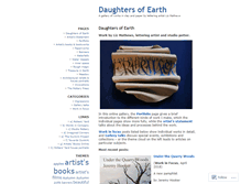 Tablet Screenshot of daughtersofearth.wordpress.com