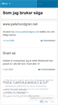 Mobile Screenshot of peterlundgren.wordpress.com