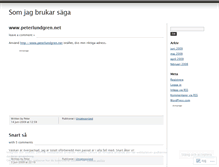 Tablet Screenshot of peterlundgren.wordpress.com