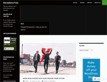 Tablet Screenshot of decaydancefans.wordpress.com