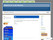 Tablet Screenshot of khightsofclubpenguin.wordpress.com