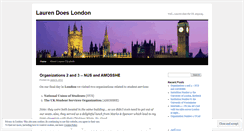 Desktop Screenshot of laurendoeslondon.wordpress.com