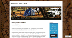 Desktop Screenshot of botswanatrip.wordpress.com