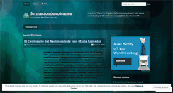 Desktop Screenshot of formaciondevolcanes.wordpress.com