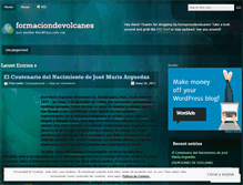 Tablet Screenshot of formaciondevolcanes.wordpress.com
