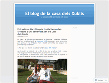 Tablet Screenshot of lacasadelsxuklis.wordpress.com