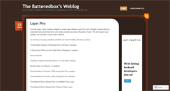 Desktop Screenshot of batteredbox.wordpress.com