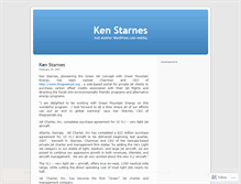 Tablet Screenshot of kenstarnes.wordpress.com