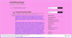 Desktop Screenshot of mootmusings.wordpress.com