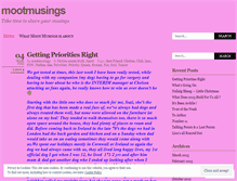 Tablet Screenshot of mootmusings.wordpress.com