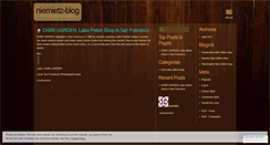 Desktop Screenshot of niemietz.wordpress.com