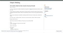 Desktop Screenshot of felipecvo.wordpress.com