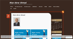 Desktop Screenshot of mianabrarahmad.wordpress.com