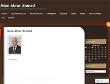 Tablet Screenshot of mianabrarahmad.wordpress.com