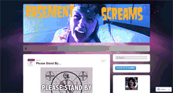 Desktop Screenshot of basementscreams.wordpress.com