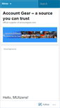 Mobile Screenshot of accountgear.wordpress.com