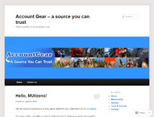 Tablet Screenshot of accountgear.wordpress.com