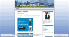 Desktop Screenshot of eisenbahnfilme.wordpress.com