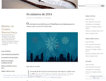 Tablet Screenshot of oficinadeescrita.wordpress.com