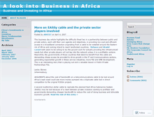 Tablet Screenshot of africabusiness.wordpress.com