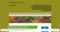 Desktop Screenshot of kendineyeterlitoplum.wordpress.com