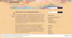 Desktop Screenshot of paracletic.wordpress.com