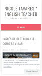 Mobile Screenshot of nicoletavares.wordpress.com