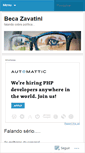 Mobile Screenshot of becazavatini.wordpress.com