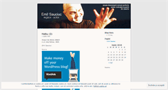 Desktop Screenshot of emilsauciuc.wordpress.com