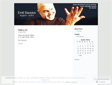Tablet Screenshot of emilsauciuc.wordpress.com