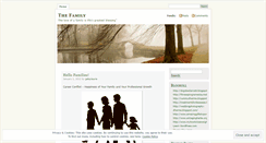 Desktop Screenshot of famailyandyou.wordpress.com